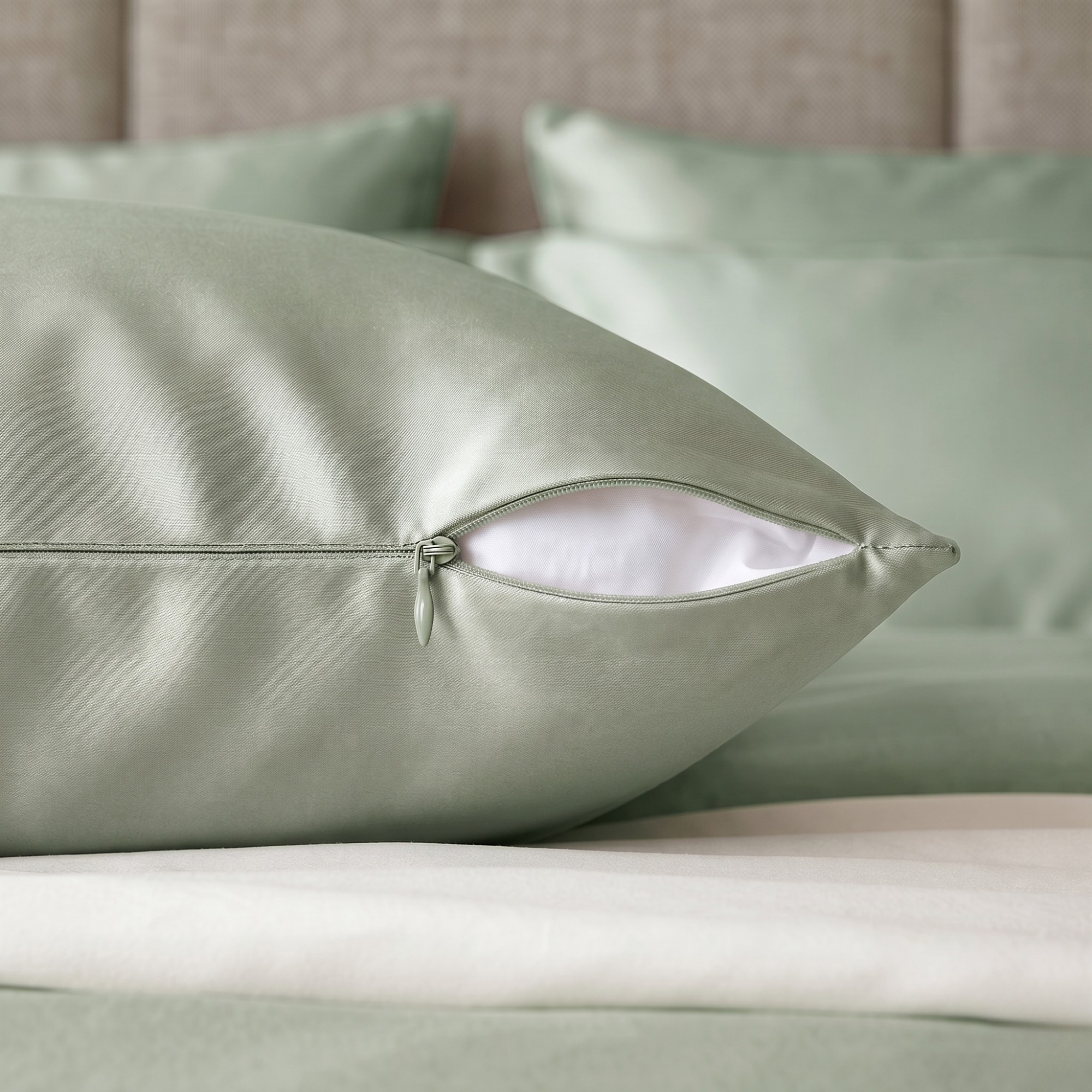 pillowcase / Color-Sage Green