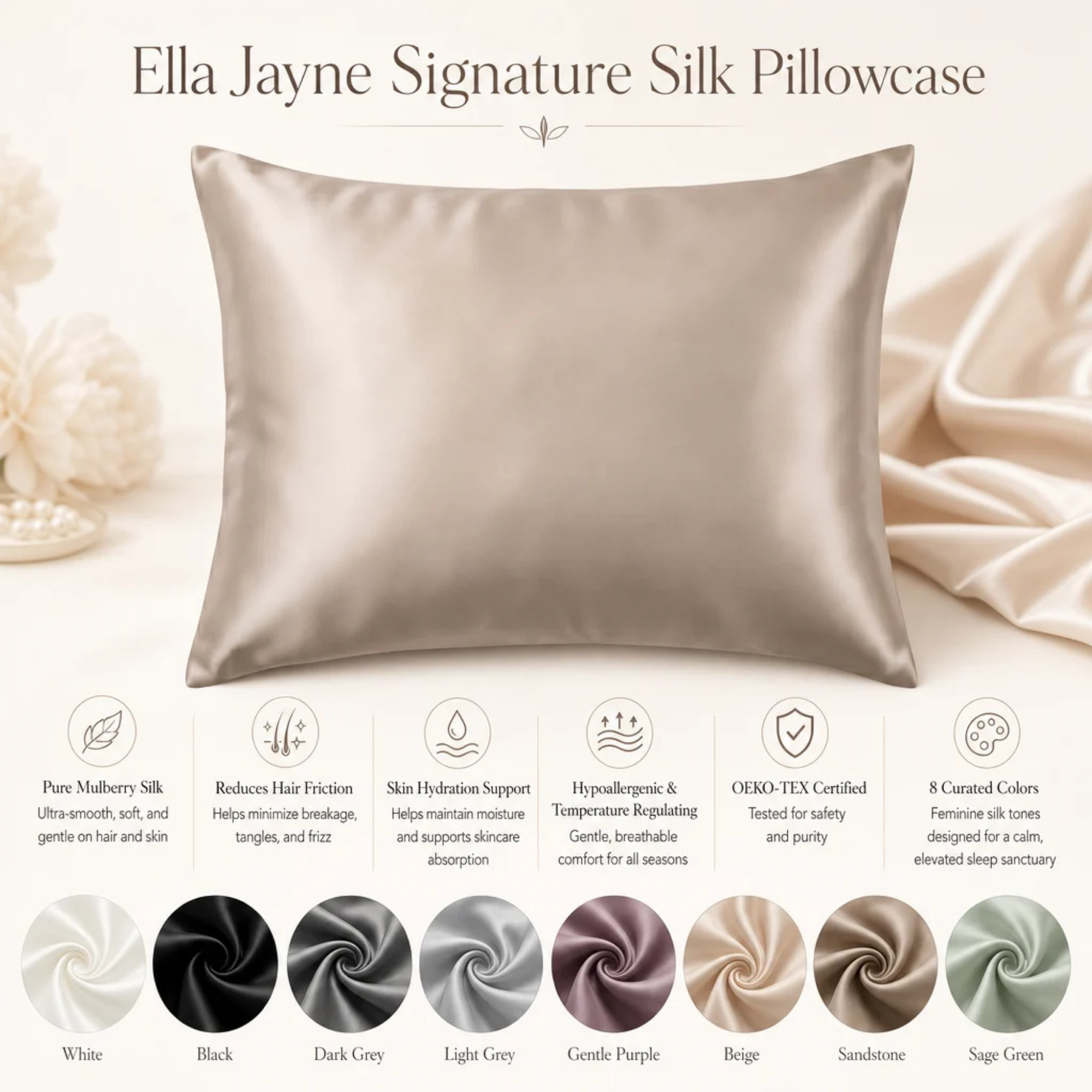 pillowcase / Color-Sandstone
