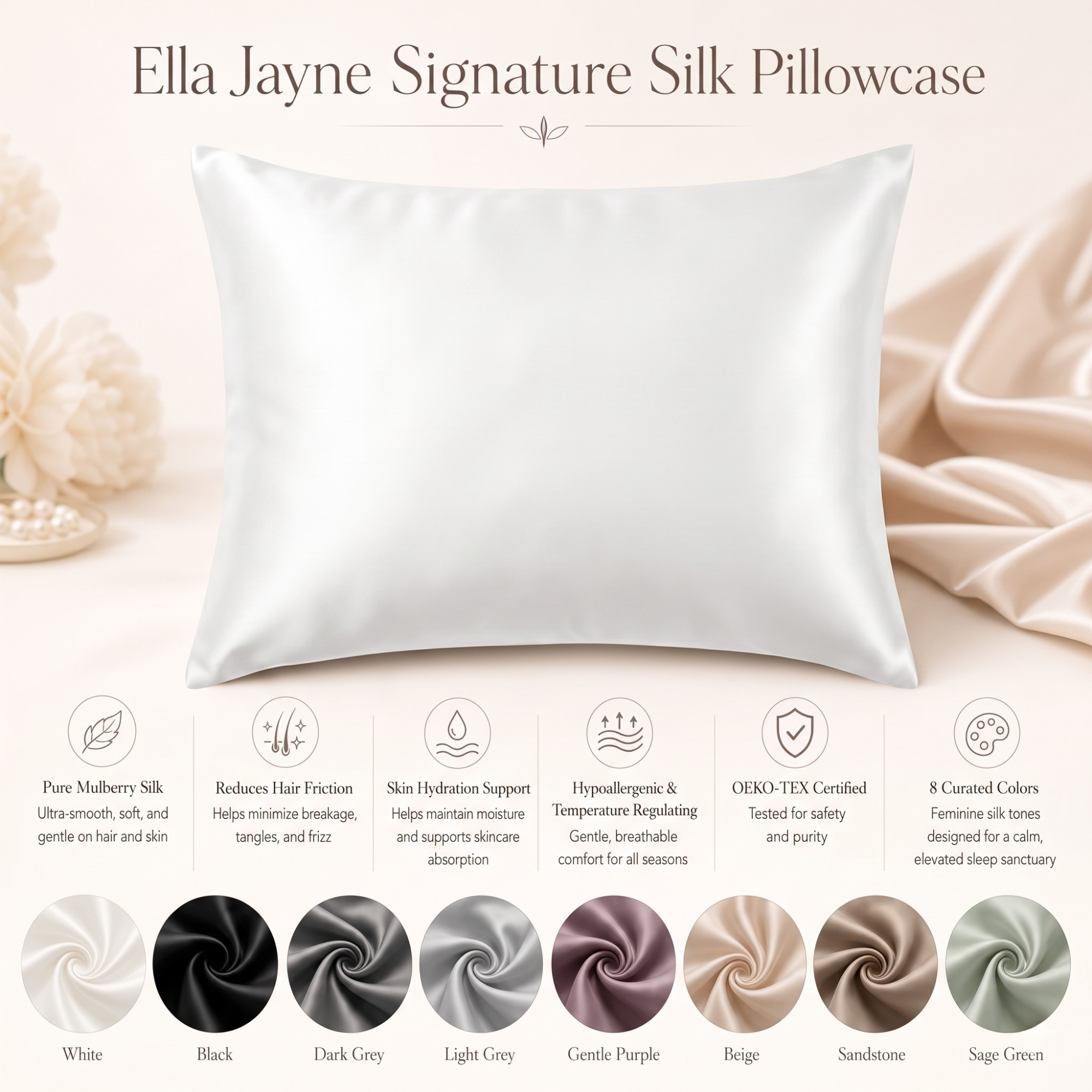 pillowcase / Color-White