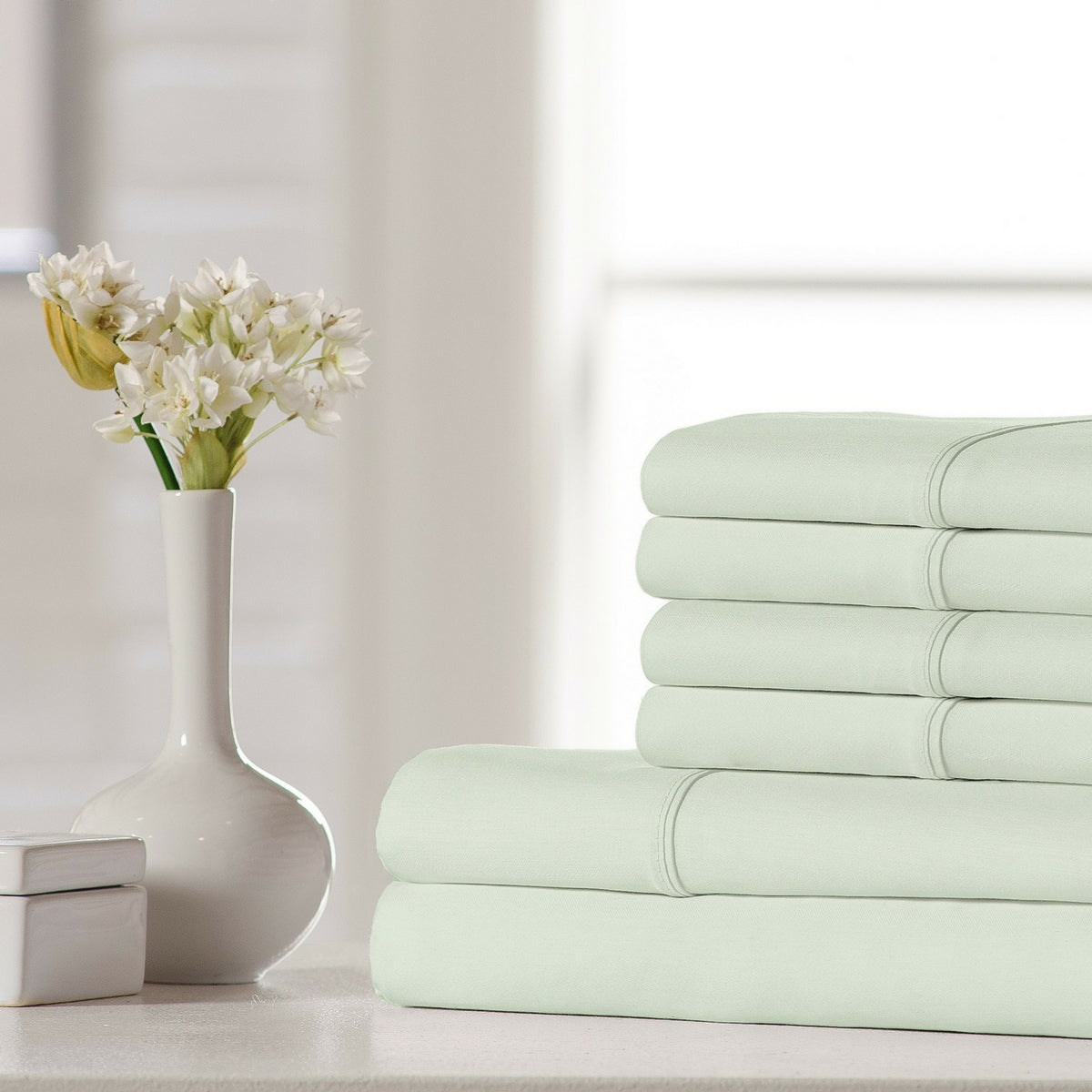 500-Thread Count 100% Cotton Sateen Sheet Set