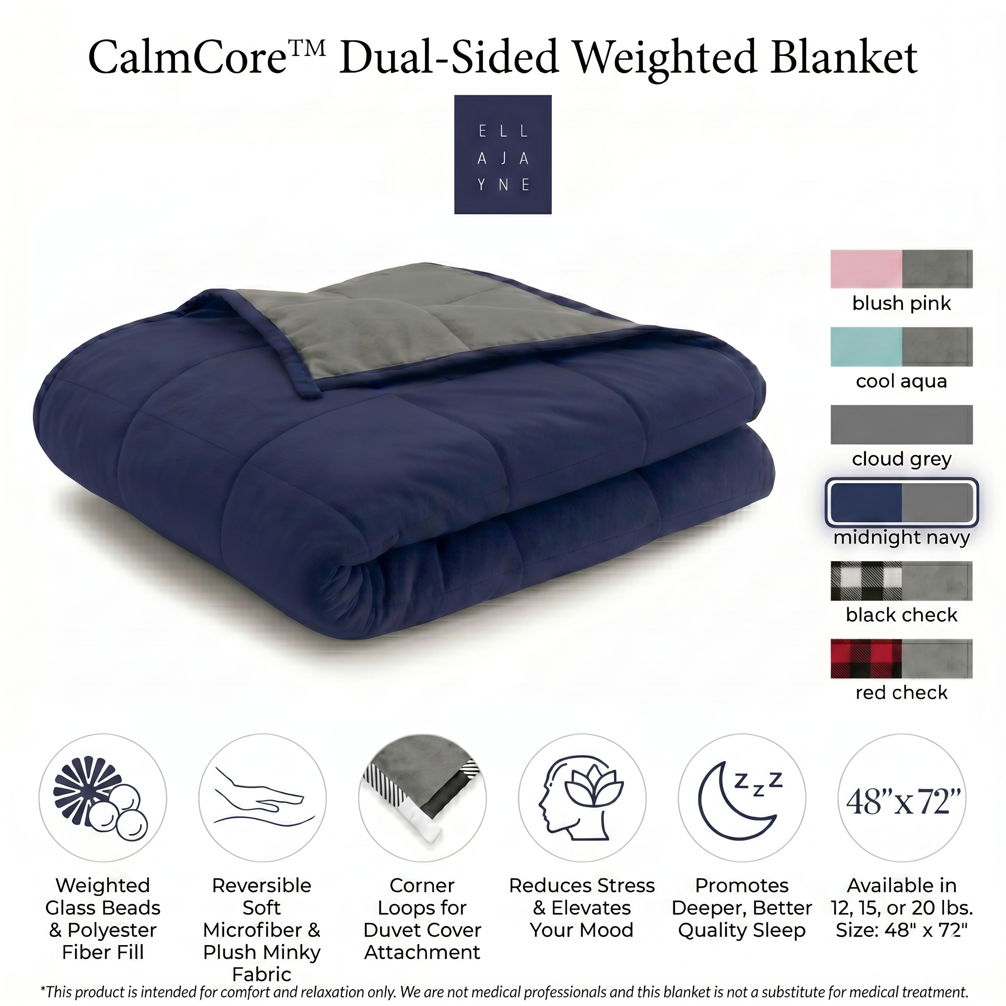 weighted / Color-Midnight Navy