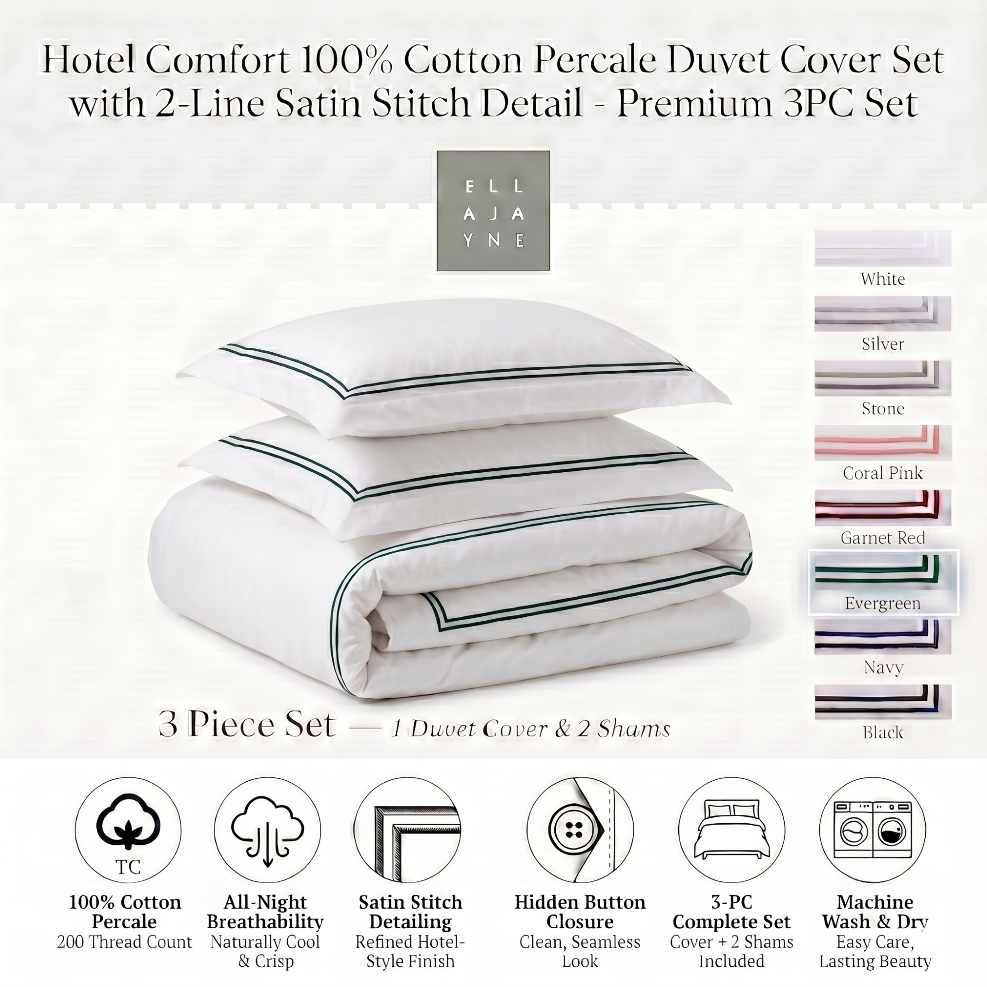 Duvet / Color-Evergreen