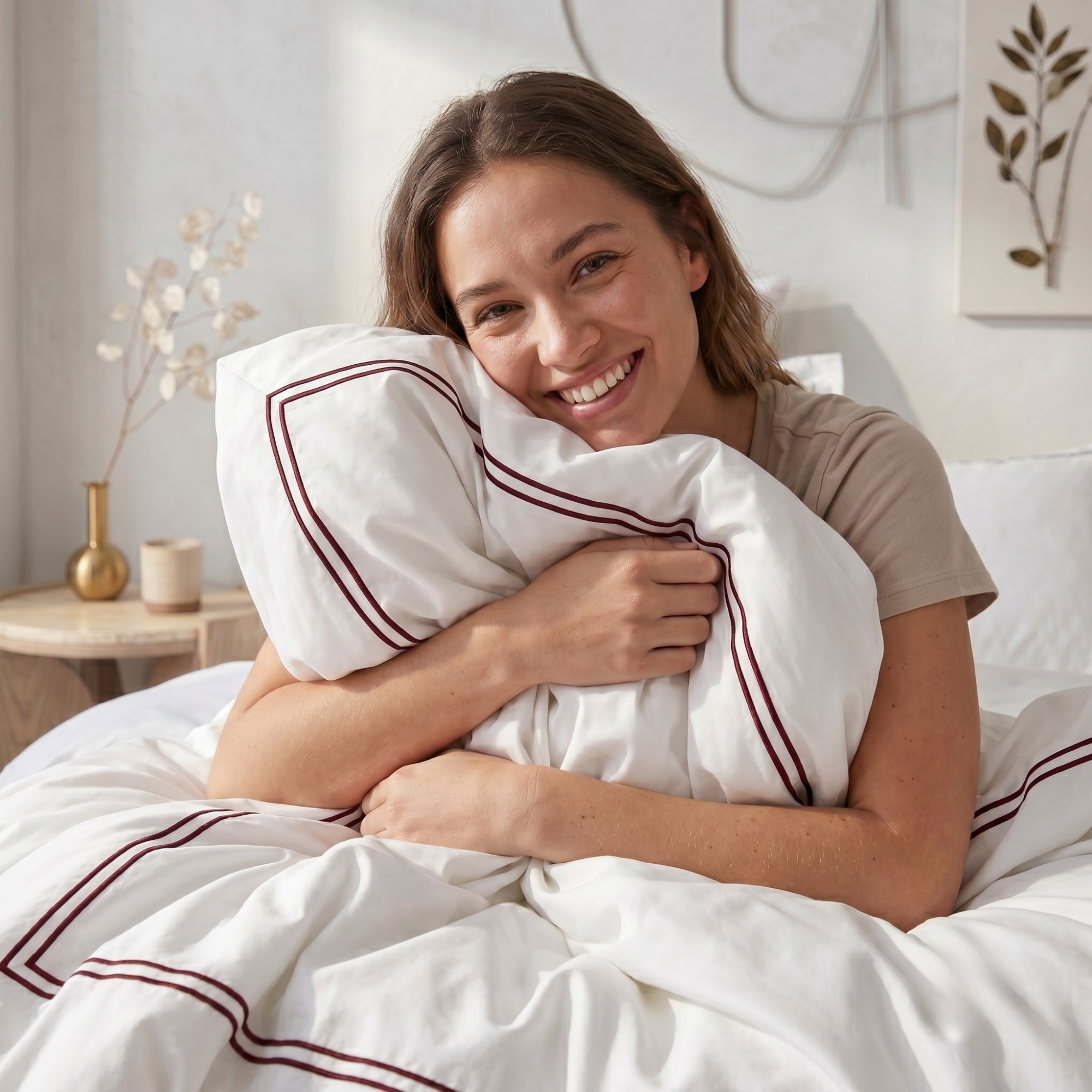 Duvet / Color-Garnet Red