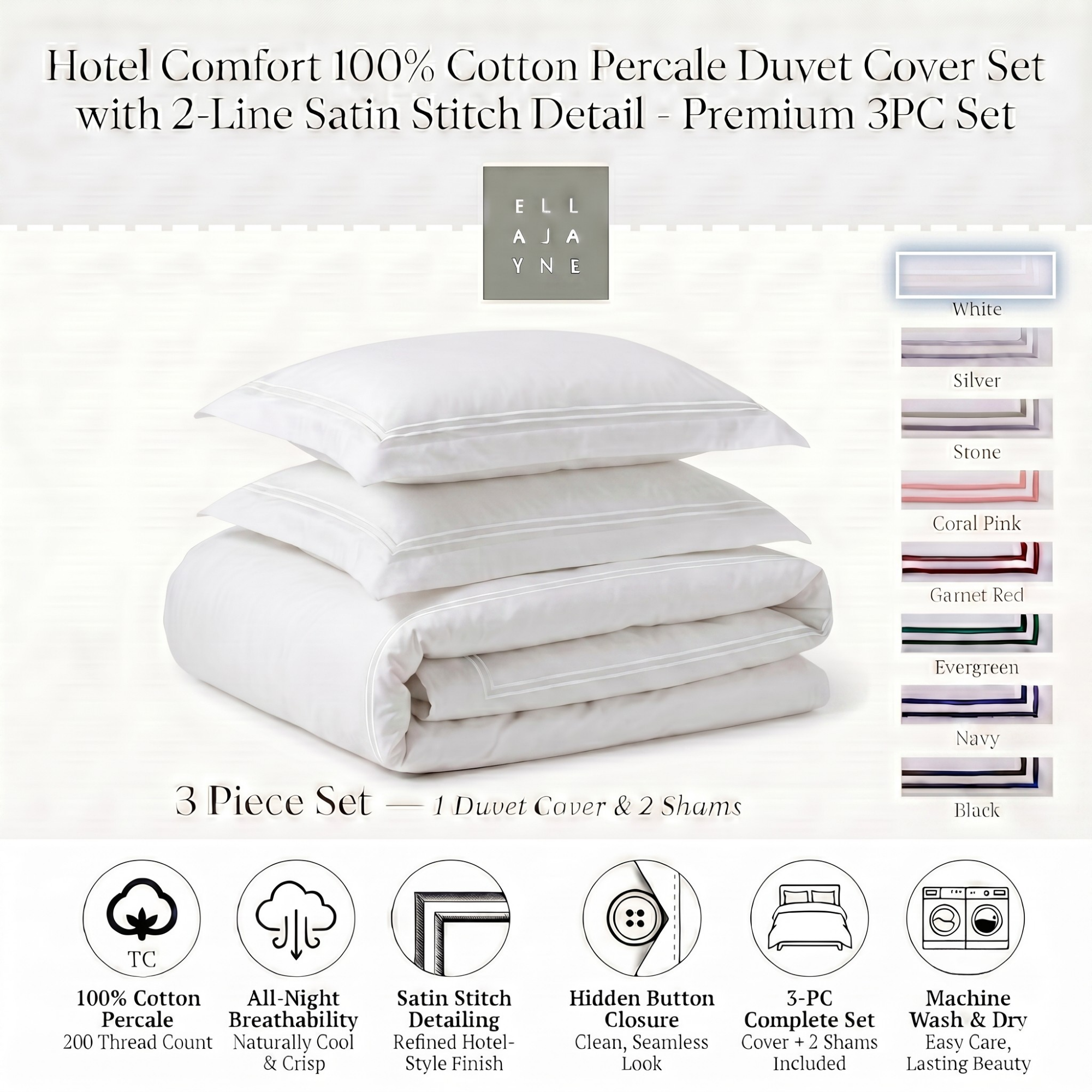 Duvet / Color-White