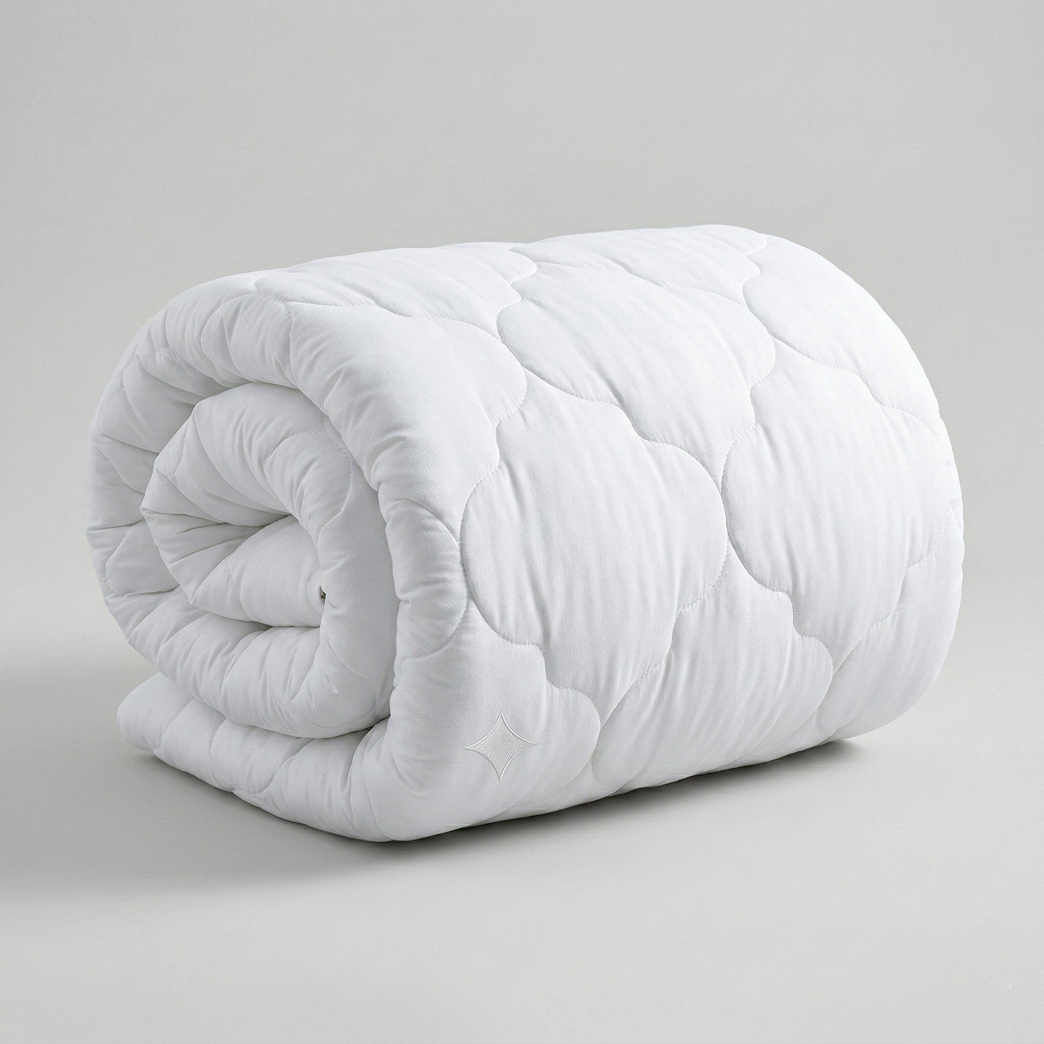 Adaptive Comfort Plush Mattress Topper with 100% Cotton Shell for Breathable Comfort