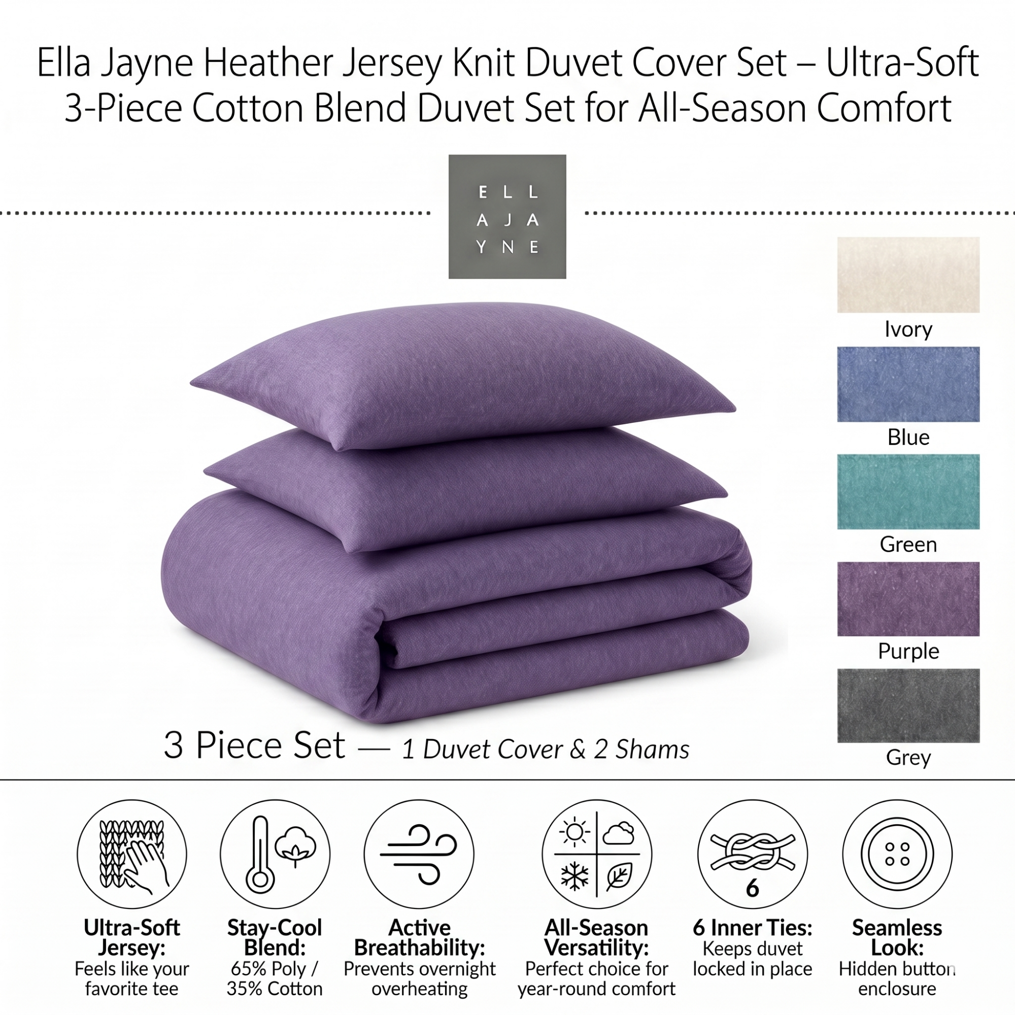 Duvet / Color-Purple