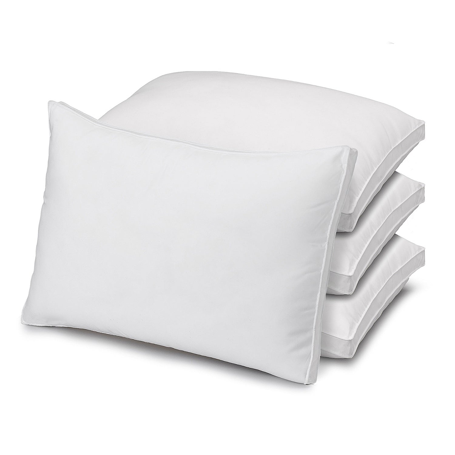 4 Pack Queen Size Pillows for Side and Back Bed Pillows for