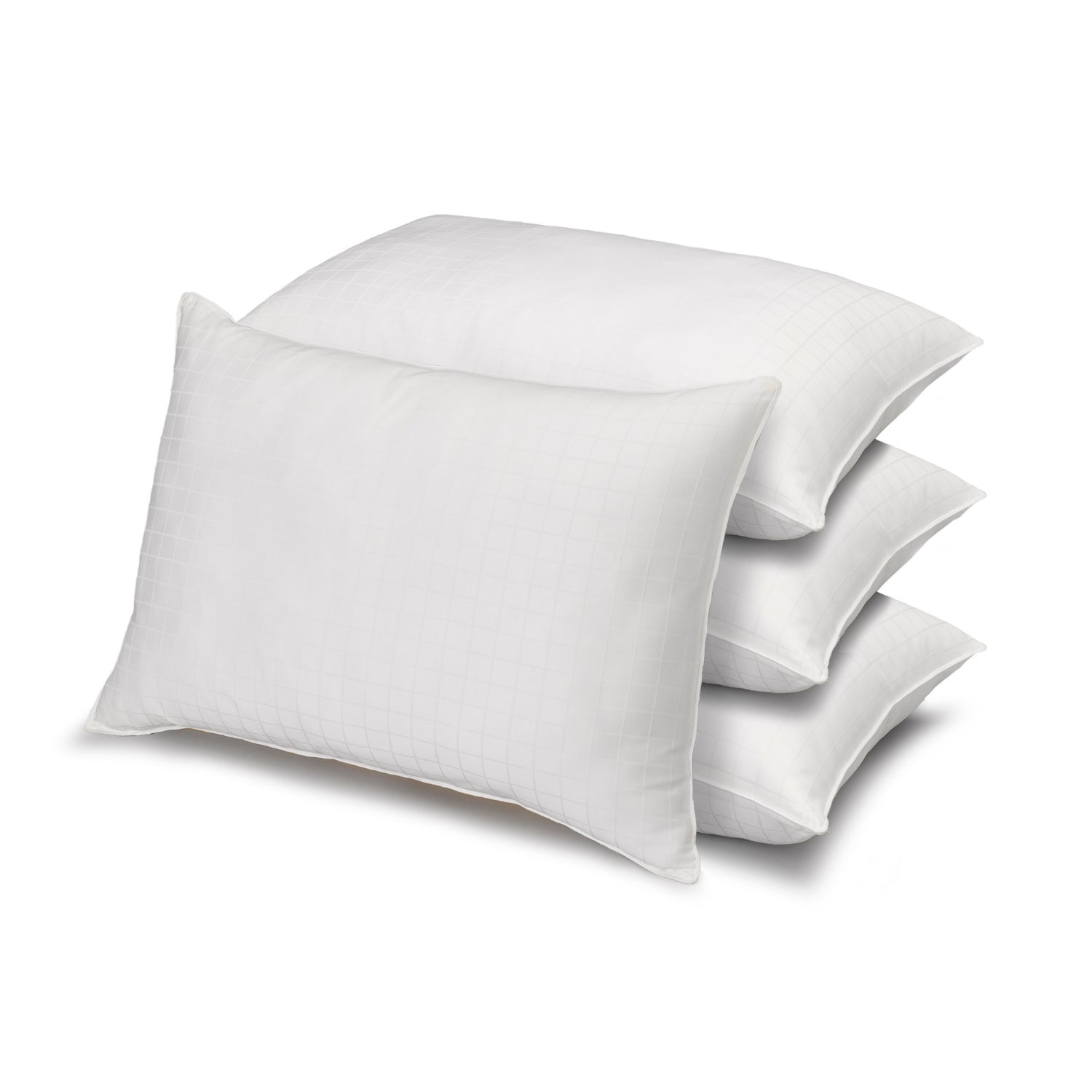 Overstuffed Gel Filled 100% Cotton Dobby-Box Shell Side/Back Sleeper Pillow
