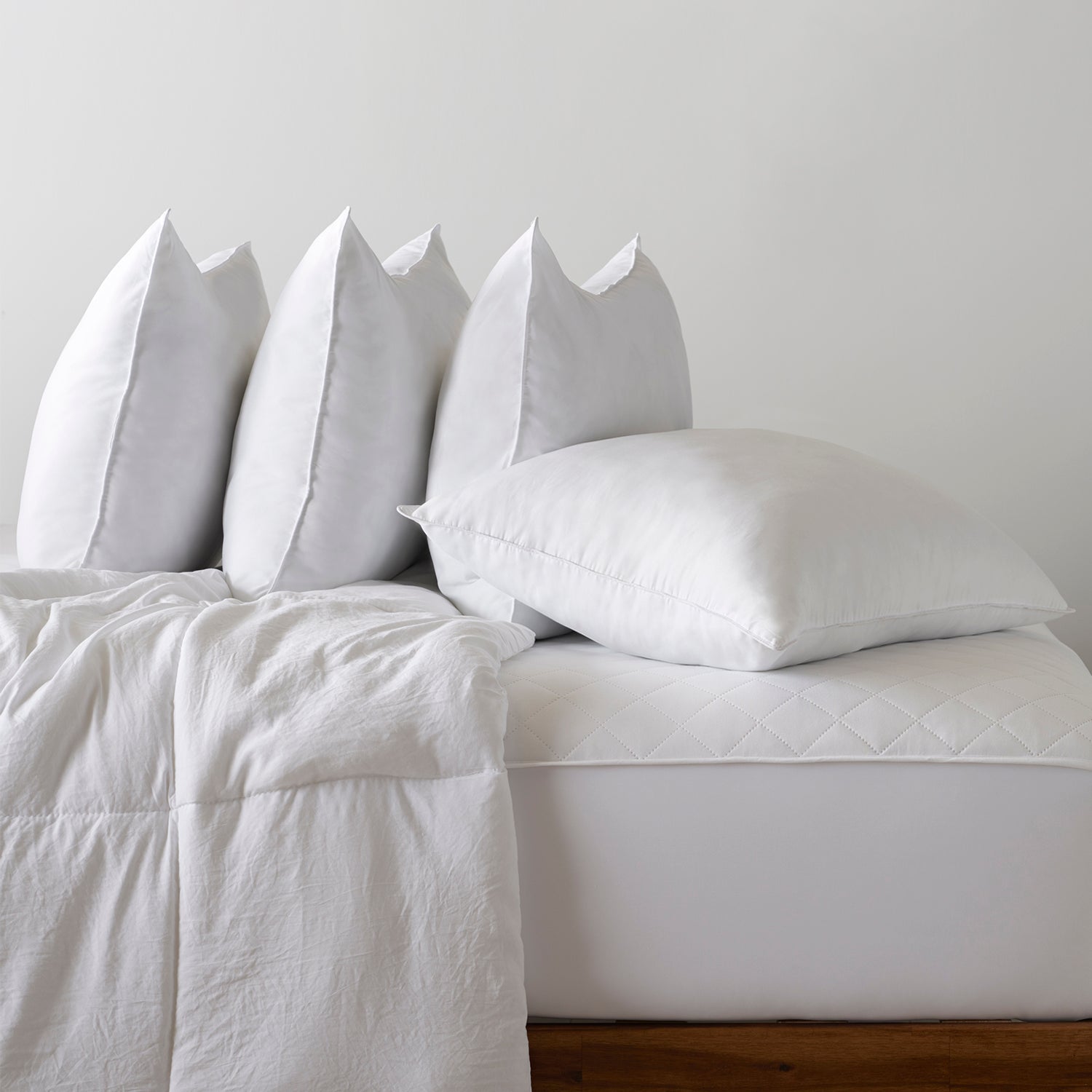 Soft Plush Gel Fiber Filled Allergy Resistant Stomach Sleeper Pillow – Ella  Jayne Team
