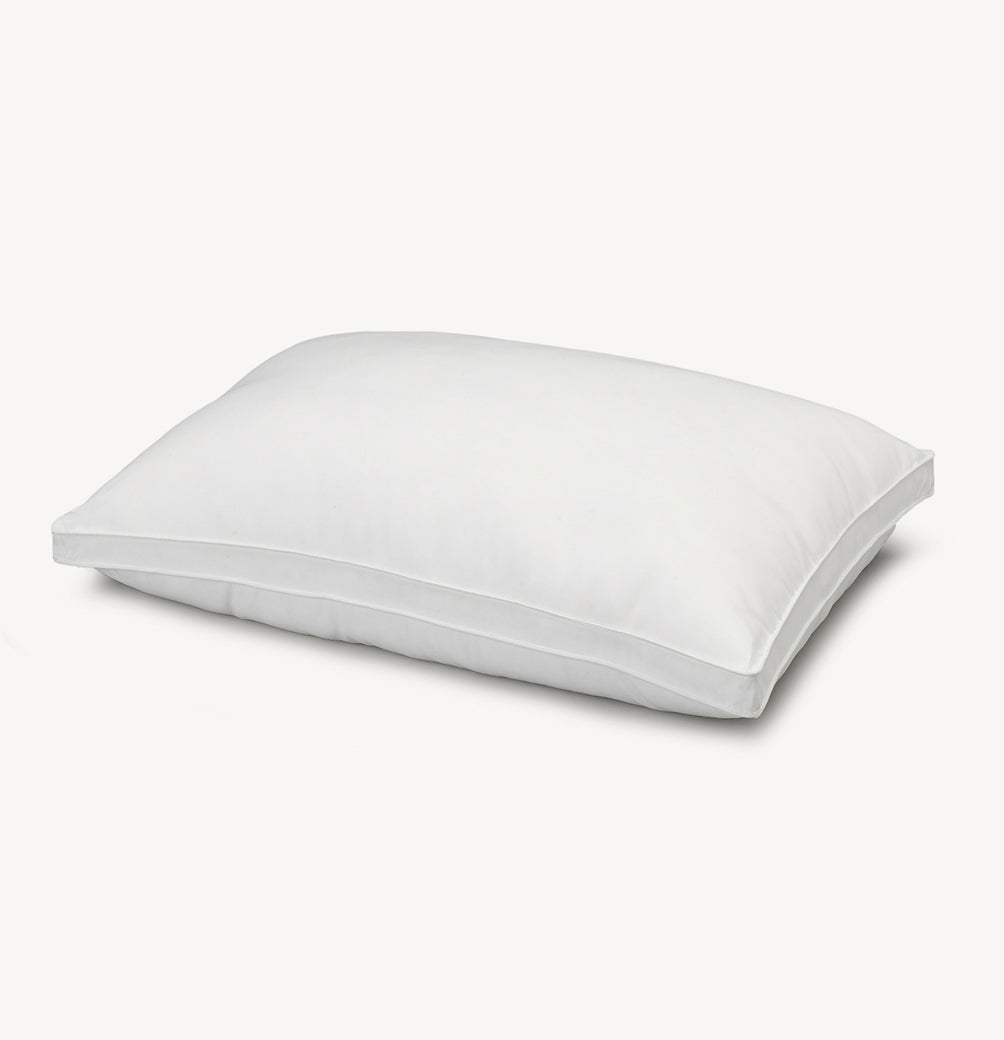 Bed Pillows Set of 2 Gusseted Neck Support Soft Pillow For Side & Back  Sleepers