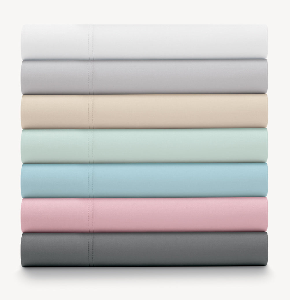 Luxe Cotton Percale Crisp and Cool Sheet Set
