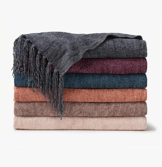 Viscose Chenille Throw Blanket